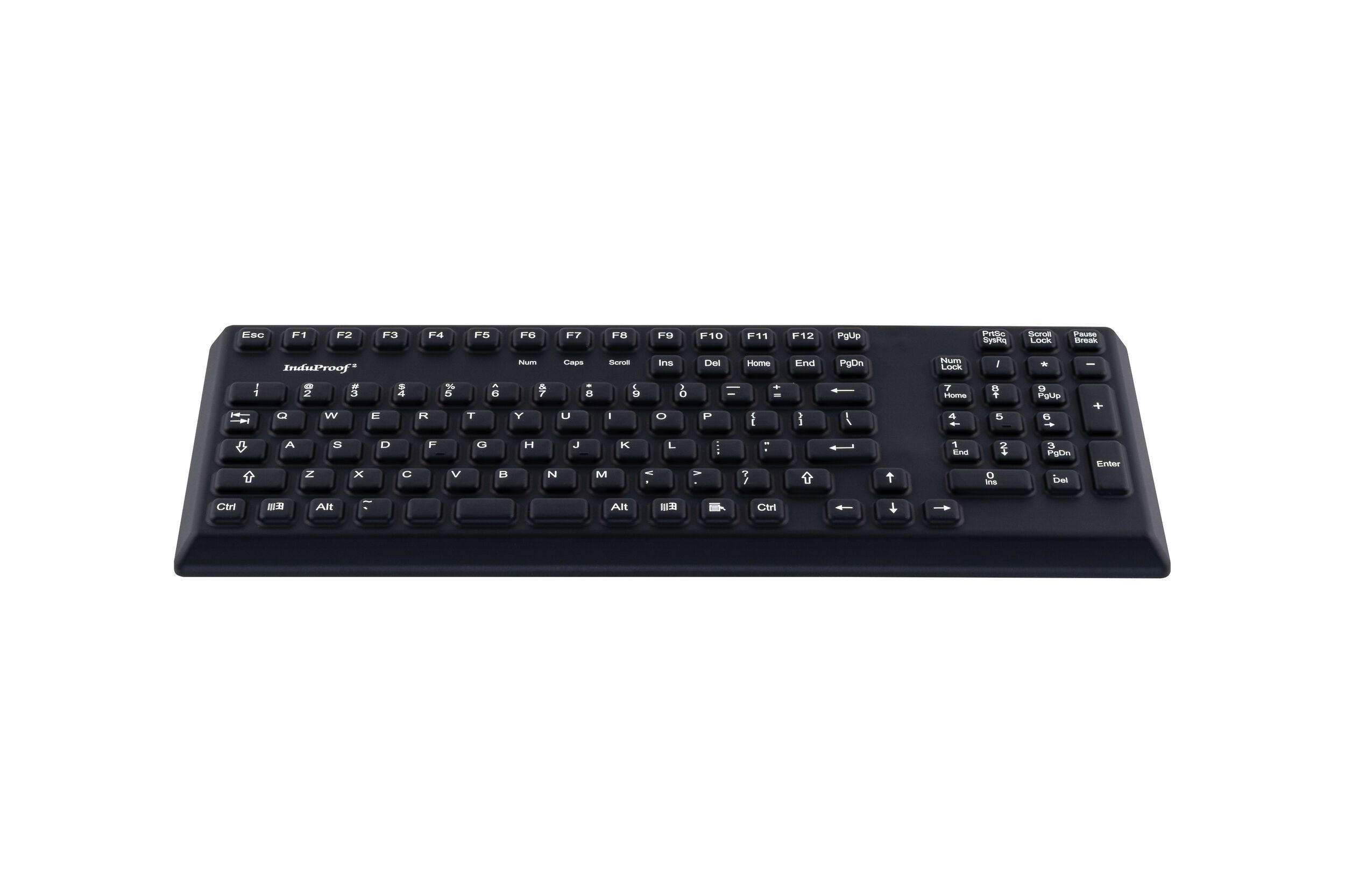 Silicon keyboards, black, frontview