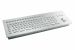 InduSteel® Stainless Steel front mount keyboard with number pad and 38mm trackball