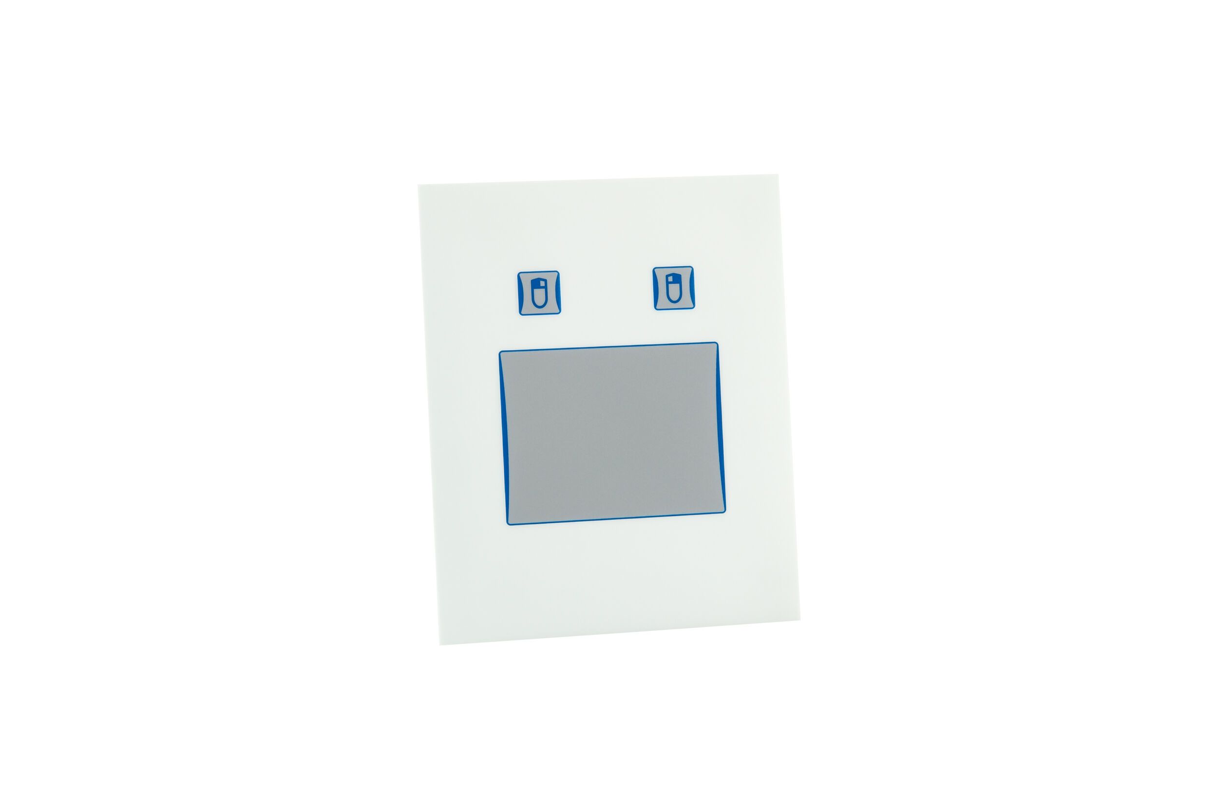 Touchpad front panel industrial installation module with 2 mouse buttons