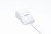 Indumaus® Pro - Silicon mouse, white, sideview
