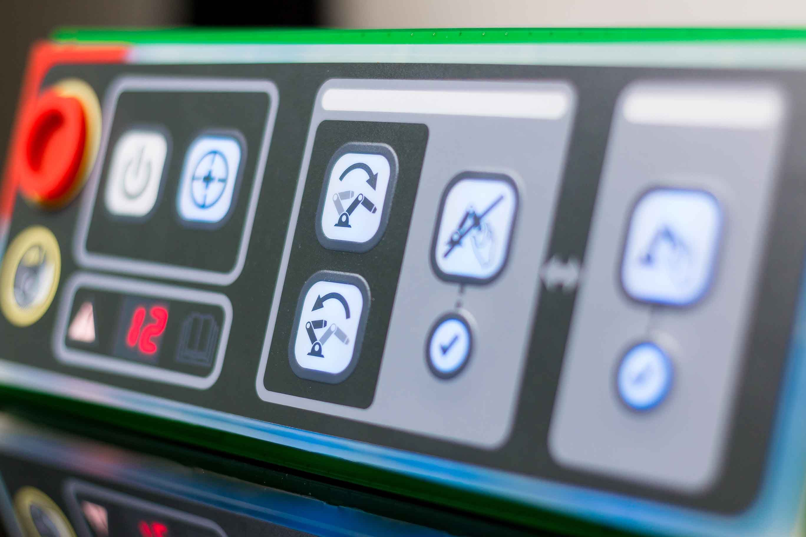 Membrane control panel