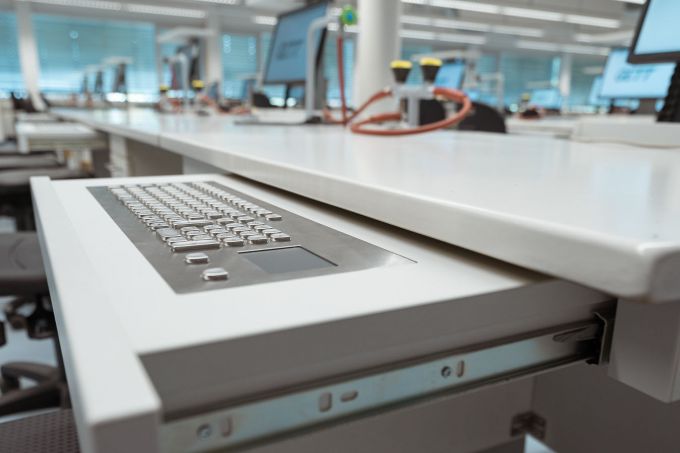 Industeel panel mount keyboard