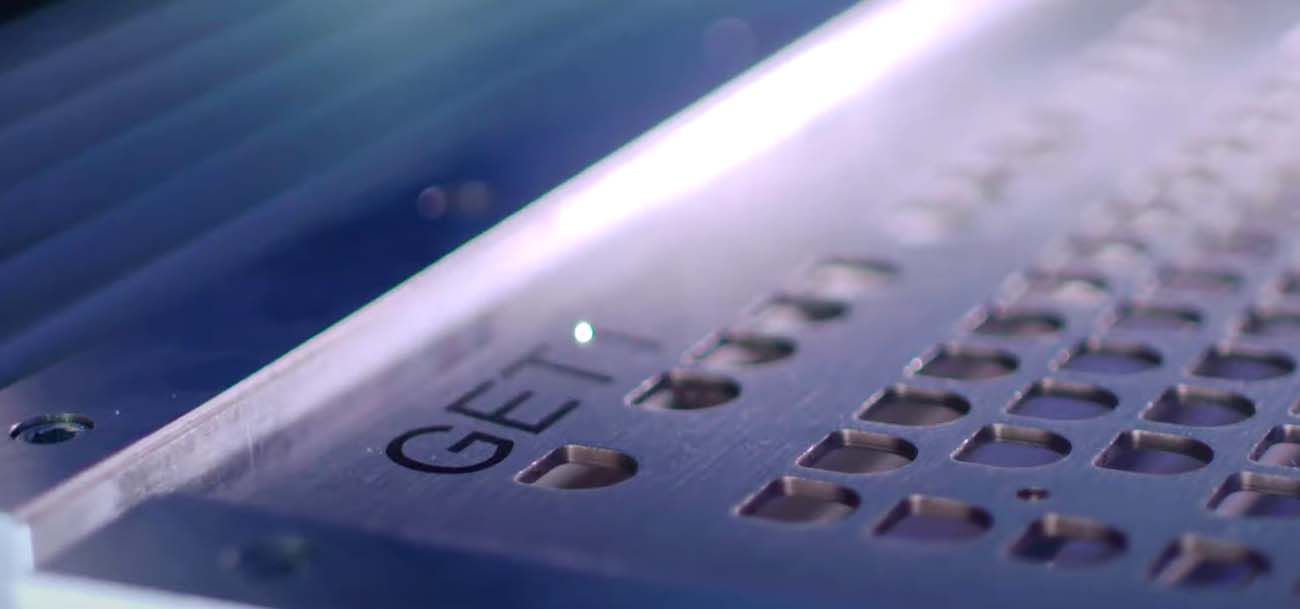 Laser engraving demo