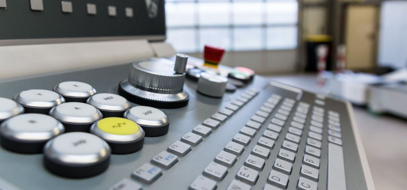 machine control panel